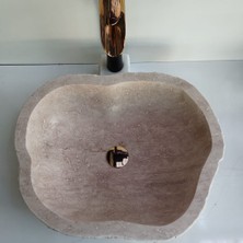 Sipahi Marble Traverten Şekilsiz Lavabo