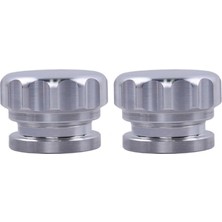 Puthing Flyeer 2x 2 Inç 51MM Doldurma Boyuna Kaynaklı Alüminyum Alaşımlı ve Otomobil Parçaları Modifiye Yakıt Deposu Kapağı Gümüş (Yurt Dışından)