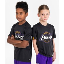 Decathlon Çocuk Basketbol Tişörtü - Siyah - Ts 900 Nba Lakers