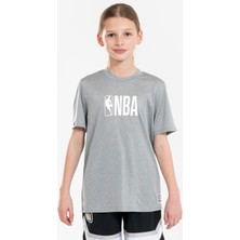 Decathlon Çocuk Basketbol Tişörtü - Gri - Ts 900 Nba