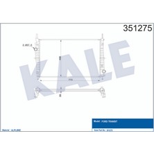 Kale Radyatör Transit 3.2 Tdci 06- 18051