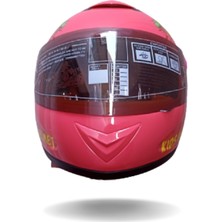 Prohel Pro Helmets SY118 Çocuk Kaskı Dinazor - Pembe - S