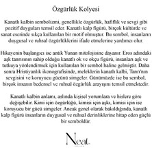 Neat Atelier Özgürlük Kolyesi Kadın Çelik Kolye