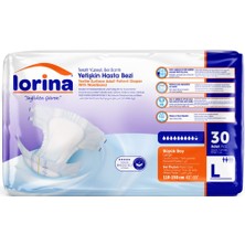 Lorina Tekstil Yüzeyli Bel Bantlı Yetişkin Hasta Bezi Large 30'lu
