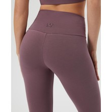 Ayma Active Lila Yüksek Bel Basic Ecovero™ Viskoz Tayt