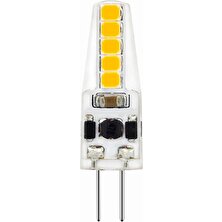 Kendal 3 Adet 1,5W 220V G4 Duy LED Kapsül Ampul 6500K Beyaz Işık KES006