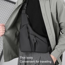 PLZ Shop Hırsızlık Anti-Fit Üçgen Çanta Eğlenceli Deri Film Göğüs Çantası (Yurt Dışından)