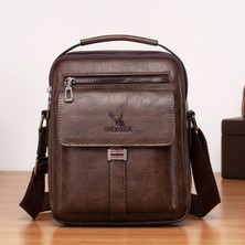 Weixier 8683 Retro Men Business Crossbody Bag (Yurt Dışından)