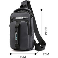 PLZ Shop Çok Fonksiyonlu Erkekler Göğüs Torbası 1100-1 Ordu Yeşil (Yurt Dışından)