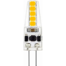 Kendal 20 Adet 1,5W 220V G4 Duy LED Kapsül Ampul 6500K Beyaz Işık KES006