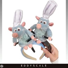 Eddyscale Kadınlar Sevimli Fare Karikatür Hayvan Remy Ratatouille Peluş Oyuncak Bantlar Cosplay Sahne Cadılar Bayramı Kostüm Headwears (Yurt Dışından)