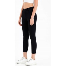 JAHR MARC Siyah Skinny Fit Yüksek Bel Jean