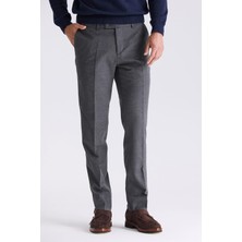 Jakamen Gri Slim Fit Kumaş Pantolon