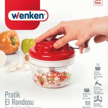 Kitchenboost Wenken Ipli Pratik El Rondosu - Çok Amaçlı Pratik Rondo Pembe