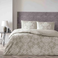 Taç Chevy Ranforce Çift Kişilik Nevresim Takımı Gri