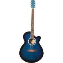 Gitar Akustik Extreme Sahne Gitarı (XAC45EQ4BLS)