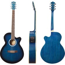 Gitar Akustik Extreme Sahne Gitarı (XAC45EQ4BLS)