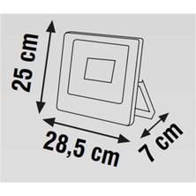 Kendal K2 100W 3000K Günışığı Işık Viyana Smd LED Projektör KLF614