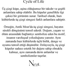Neat Atelier Cycle Of Life Kadın Çelik Küpe
