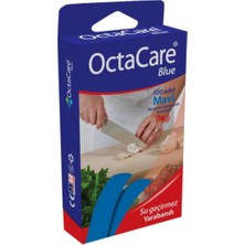 Octacare 3 Adet Mavi Yara Bandı Su Geçirmez Dedektör Duyarlı