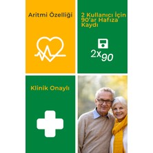 Medisana Alman Tasarım Ekstra Geniş Ekranlı Aritmi Özellikli 2X90 Hafızalı Kol Tipi Dijital Tansiyon Aleti