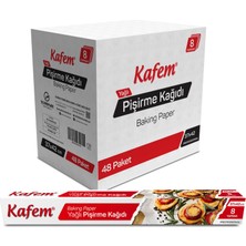 Kafem Yağlı Pişirme Kağıdı 37x42cm 8 Yaprak x 48 Paket (Koli)