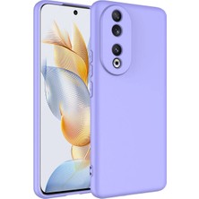 Forzacase Honor 90 ile Uyumlu Liquid Serisi Içi Kadife Lansman Silikon Kılıf