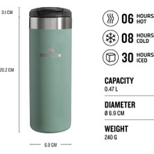 Stanley The Aerolight Transit Termos Bardak 0.47 Lt