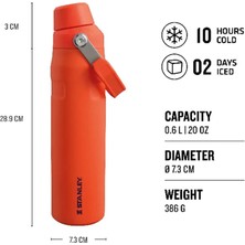 Stanley The Aerolight Iceflow Soğuk Su Termosu 0,60 Lt