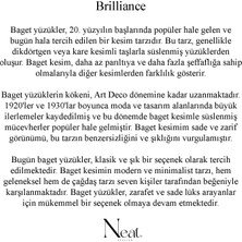 Neat Atelier Brilliance Kadın Çelik Yüzük