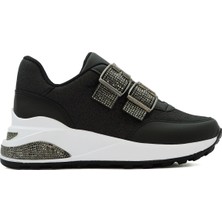 Letao Kadın Taşlı Tokalı Kolay Giyim Sneaker Spor Ayakkabı 1058
