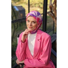 İpekhan Canvas Desen Soft Eşarp Krem 1164-08