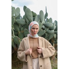 İpekhan Lunaliner Desen Soft Eşarp Mint Pembe 1166-08