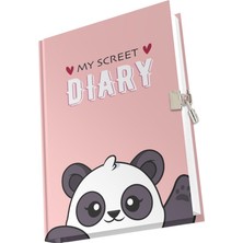 Bambus Home Pastel Renkler Hatıra Defteri Kilitli Günlük Anı Pandastic Seri