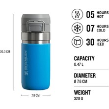 Stanley The Quick Flip Paslanmaz Çelik Termos Bardak 0.47 Lt