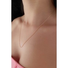 Fiyonk Kuyumculuk 14 Ayar Altın Sarı Topçuk Zincir 1.00 mm