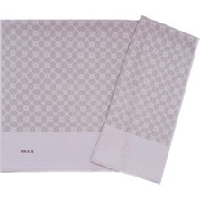 Aker Elegance Monogram Şal - Soft Leylak 991