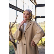 İpekhan Poncy Desen Soft Eşarp Pembe Vizon 1169-04