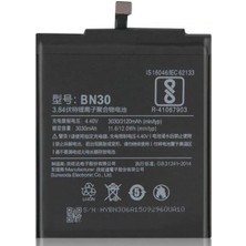 Tekno Prime Xiaomi Redmi 4A BN30 ile Uyumlu Ithal Pil