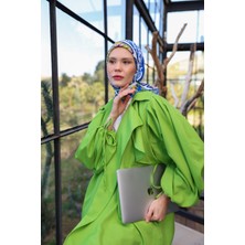 İpekhan Boheme Collection Soft Eşarp Saks Mavi 1172-08