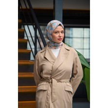 İpekhan Harmony Collection Soft Eşarp Vizon Lavanta 1181-01