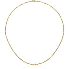 Fiyonk Kuyumculuk 14 Ayar Altın Doch Zincir 2.50 mm