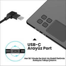 Veikk A30 Grafik Tablet Uyumlu USB To Type-C Kablo