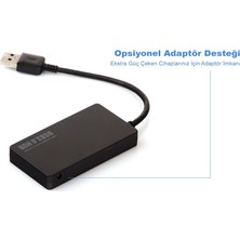 Ancheyn 4 Port USB Hub USB 3.0 ve 2.0 USB Çoklayıcı Çoğaltıcı Switch Adaptör 5265