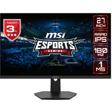 MSI 27" G274F 1920x1080 (FHD) 16:9 FLAT RAPID IPS 180HZ 1MS ADAPTIVE-SYNC GAMING MONITOR