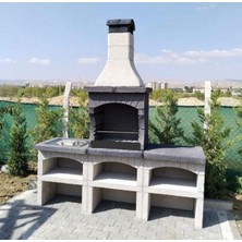 Barbekü Özkoca Mangal Barbekü 70 Lik Eviye ve Masalı Model