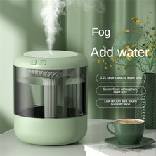 Chihiro586 - 9278 1.2l Büyük Kapasiteli Hava Nemlendirici Mini Taşınabilir Uçucu Yağ Difüzörü USB Mist Maker Yatak Odası Ev Beyaz Için (Yurt Dışından)