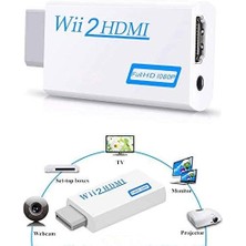 Ancheyn Nintendo Wii Için HDMI Tv Kablo Çevirici Dönüştürücü Adaptör 4542