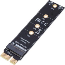 Ancheyn M.2 Nvme SSD Ngff To Pcie 3.0 X1 Adaptör M Key Kart Çevirici Dönüştürücü Adaptör 4391