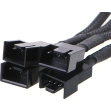 Ancheyn 4 Pin 4 Port Fan Çoklayıcı Y Pwm Çoğaltıcı Splitter Kablosu Rohs Uyumlu 30 cm 4987